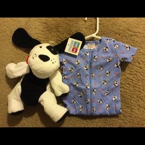 NWT Gymboree sleeper and puppet